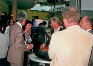 Empfang anlässlich der Buchvorstellung im Gespräch mit dem 